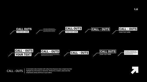 Download Minimal Call - Outs | PP Premiere Pro Template