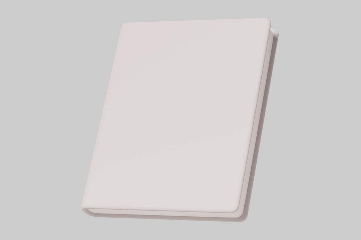 Download Minimalist white rectangle 3D Model