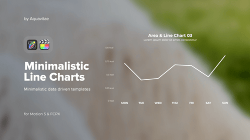 Download Minimalistic Line Charts for FCPX & Motion Apple Motion Template