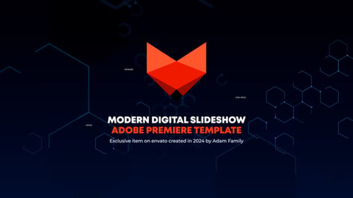 Download Modern Grid Digital Slideshow 1920 Premiere Pro Template