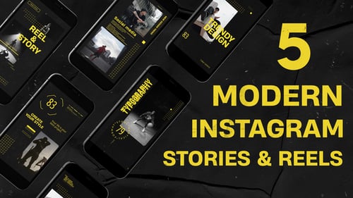 Download Modern Instagram Stories and Reels PrPro Premiere Pro Template