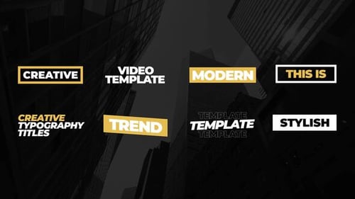 Download Modern Titles | Final Cut Pro Apple Motion Template