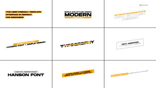 Download Modern Titles  MOGRT (PP) Premiere Pro Template