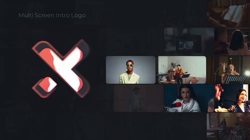 Download Multi-Screen Logo Premiere Pro Template