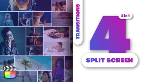 Download Multiscreen Transitions | Split Screen Apple Motion Template