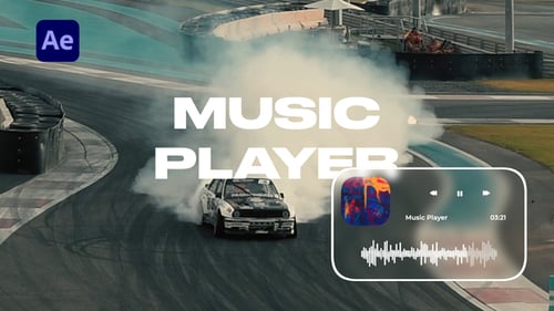 Download Music Player After Effect Template