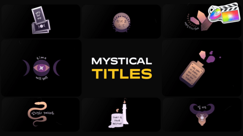 Download Mystical Elements Titles for FCPX Apple Motion Template