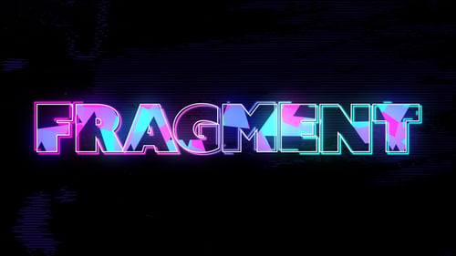 Download Neon Fragment Title Premiere Pro Template