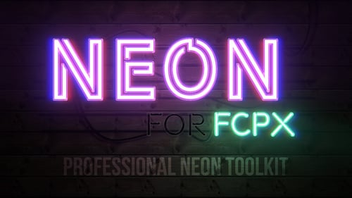 Download Neon Tool FCPX Apple Motion Template