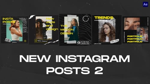 Download New Instagram Posts 2 After Effect Template