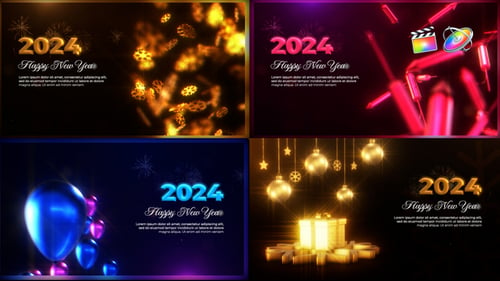 Download New Year Greetings Pack Final Cut Pro Template