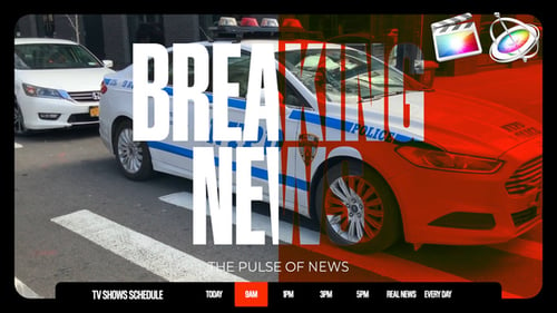 Download Next Breaking News Release Apple Motion Template