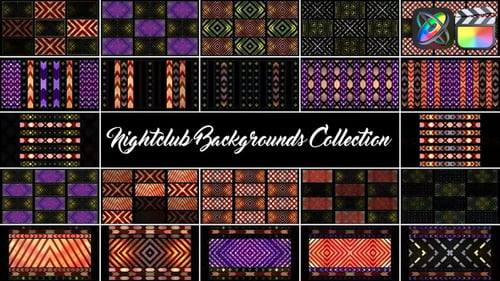 Download Nightclub Backgrounds Collection for FCPX Apple Motion Template