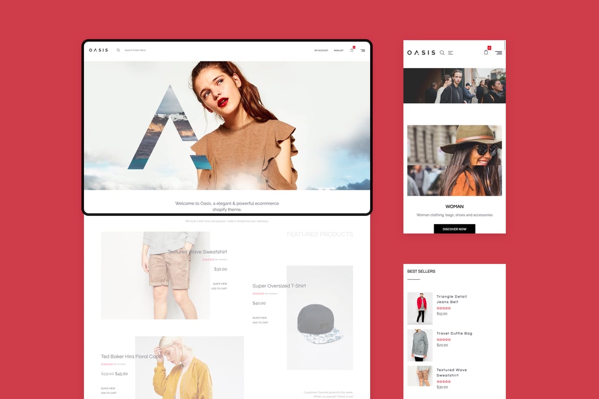 Download Oasis - Modern Shopify Theme