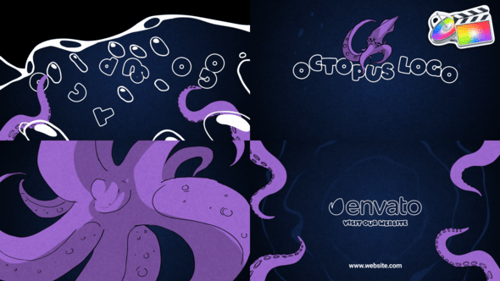 Download Octopus Logo | FCPX Apple Motion Template