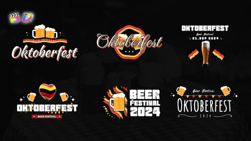 Download Oktoberfest Titles Pack Apple Motion Template