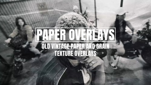 Download Old Vintage Paper And Texture Overlays | Final Cut X and Apple Motion Apple Motion Template