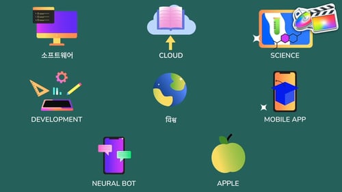 Download Online Education Icons And Titles for FCPX Apple Motion Template