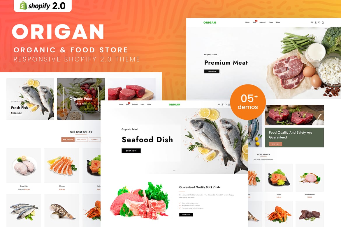 Download Origan - Organic & Food Store Shopify 2.0 Theme