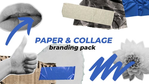 Download Paper & Collage Branding Pack After Effect Template