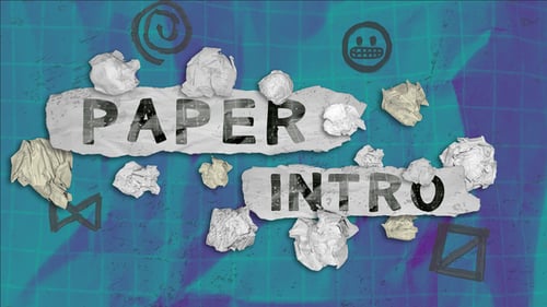 Download Paper Intro Apple Motion Template