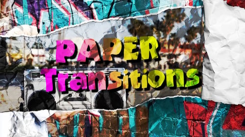 Download Paper Transitions Apple Motion Template