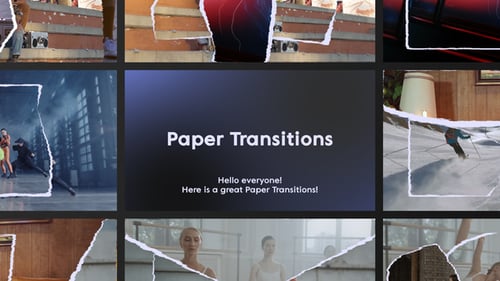 Download Paper Transitions | MOGRT Premiere Pro Template