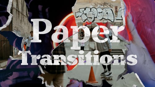 Download Paper Transitions Premiere Pro Template