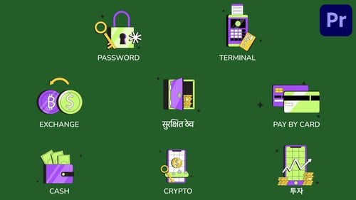 Download Payment Icons And Titles for Premiere Pro Premiere Pro Template