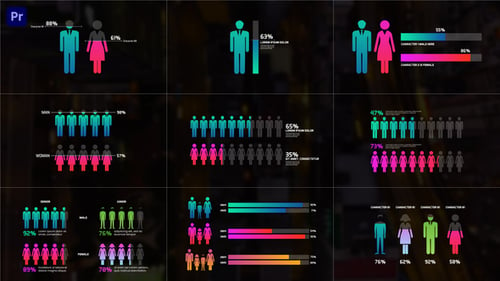 Download People Chart Infographics | Premiere Pro Premiere Pro Template