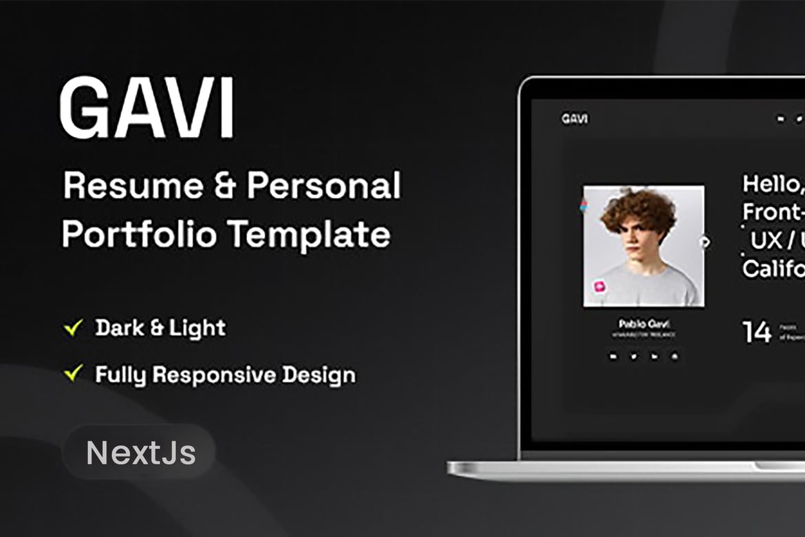 Download Personal Portfolio Resume Nextjs Template