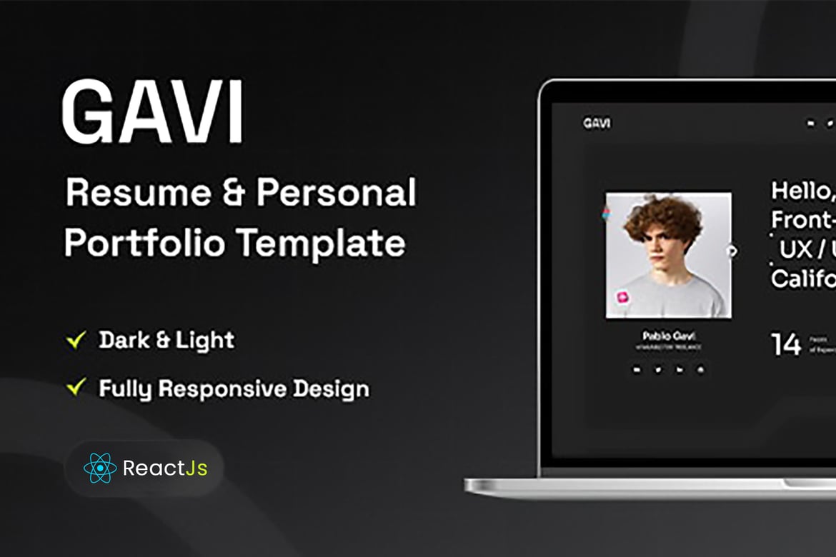 Download Personal Portfolio Resume Reactjs Template