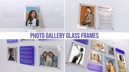 Download Photo Gallery | Glass Frames Premiere Pro Template