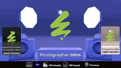 Download Photographer Intro After Effect Template