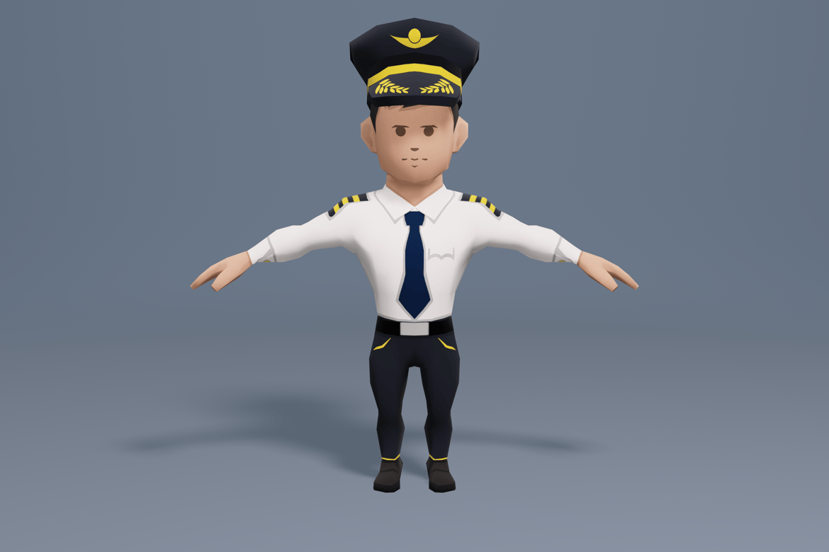 Download Pilot No Blazer 3D Model