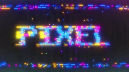 Download Pixel Title Premiere Pro Template