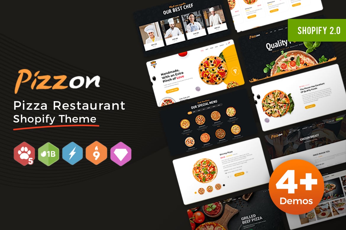 Download Pizzon - Pizza Restaurant, Fast Food Shopify Theme