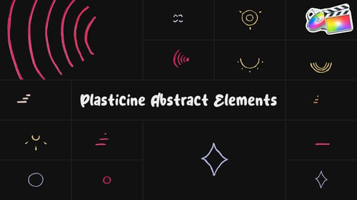 Download Plasticine Abstract Elements | FCPX Apple Motion Template