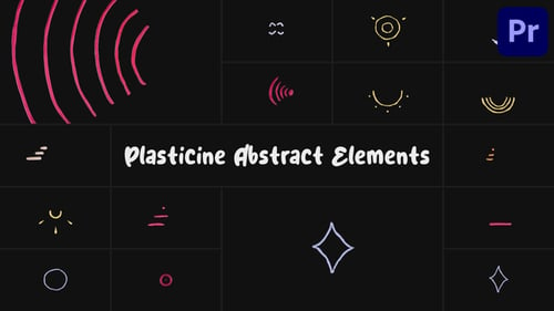 Download Plasticine Abstract Elements | Premiere Pro MOGRT Premiere Pro Template