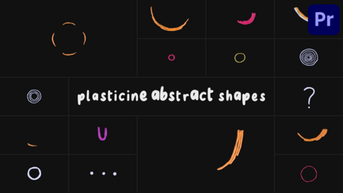 Download Plasticine Abstract Shapes | Premiere Pro MOGRT Premiere Pro Template