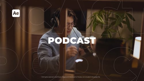 Download Podcast Opener After Effect Template