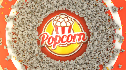 Download Popcorn Logo Reveal After Effect Template