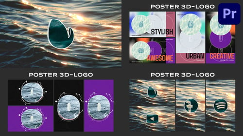 Download Poster 3D Logo for Premiere Pro Premiere Pro Template