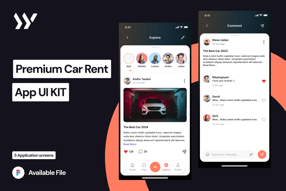 Download Premcar - Premium Car Rent - Explore Figma Design