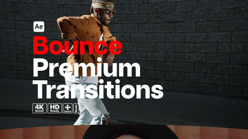 Download Premium Transitions Bounce After Effect Template