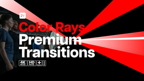 Download Premium Transitions Color Rays for Premiere Pro Premiere Pro Template