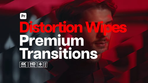 Download Premium Transitions Distortion Wipes for Premiere Pro Premiere Pro Template