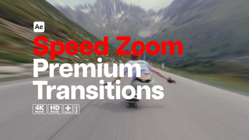 Download Premium Transitions Speed Zoom After Effect Template