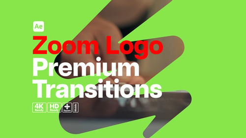 Download Premium Transitions Zoom Logo After Effect Template