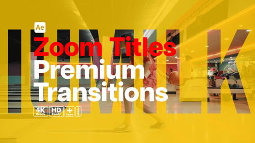 Download Premium Transitions Zoom Titles After Effect Template